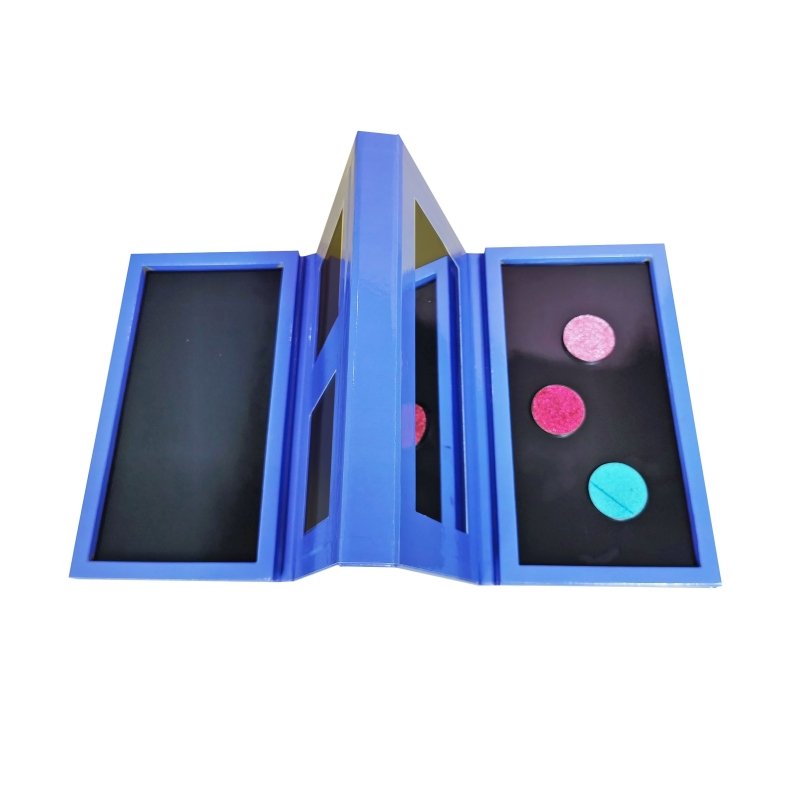 Coosei Foldable Empty Magnetic Eyeshadow Palette with Mirror Cardboard palette DBL2 - Coosei