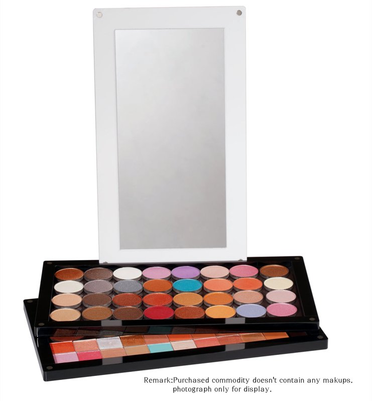 Coosei Arcylic Empty Magnetic Eyeshadow Makeup Palette with Mirror Stackable 2 Layers Overlap dABL2 - Coosei