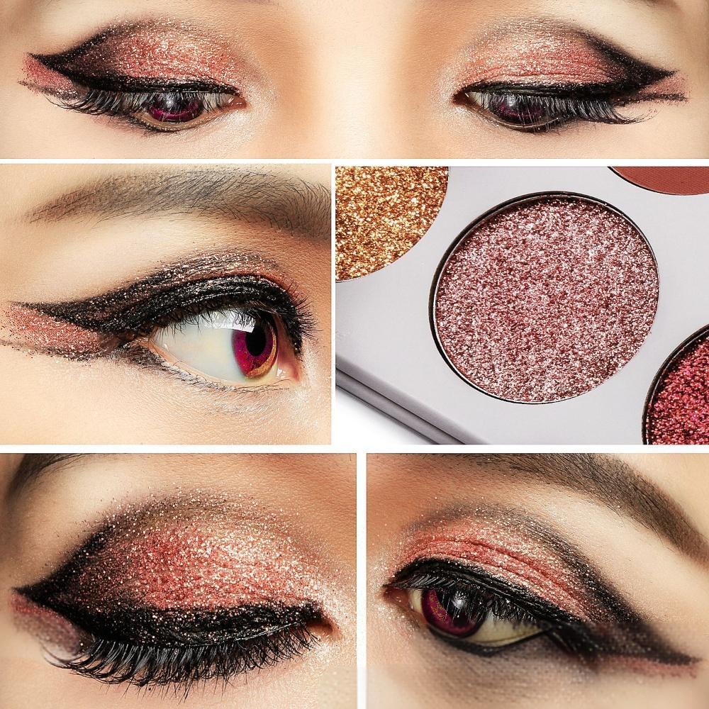 10-Color Eyeshadow Palette - Matte & Glitter Neutrals for Everyday Glam | Vegan & Cruelty-Free