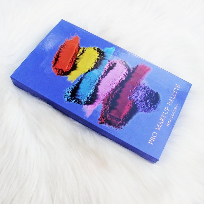 Coosei Foldable Empty Magnetic Eyeshadow Palette with Mirror Cardboard palette DBL2 - Coosei