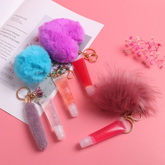 Private Label Keychain Clip Lip Gloss Tint - Vegan Fruit