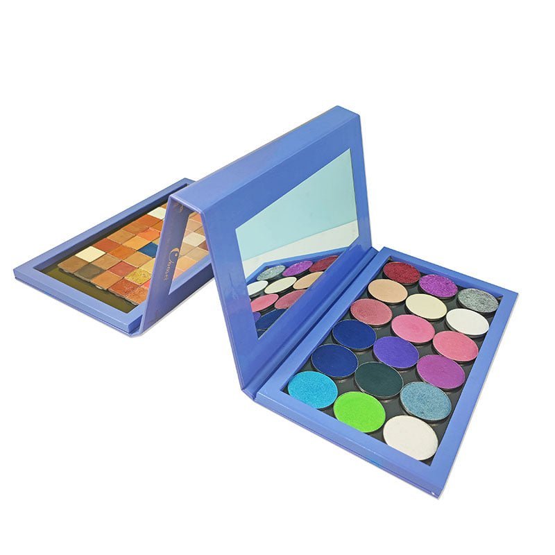 Coosei Foldable Empty Magnetic Eyeshadow Palette with Mirror Cardboard palette DBL2 - Coosei