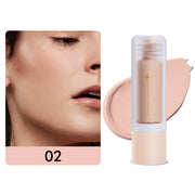 Multi-Use Liquid Foundation Makeup, Full Coverage Lightweight Buildable Foundation, Natural Finish
