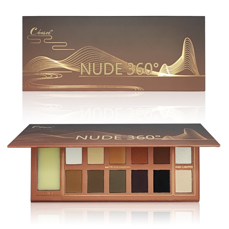 Coosei Eyeshadow Palette with Eye Primer 12 Colors