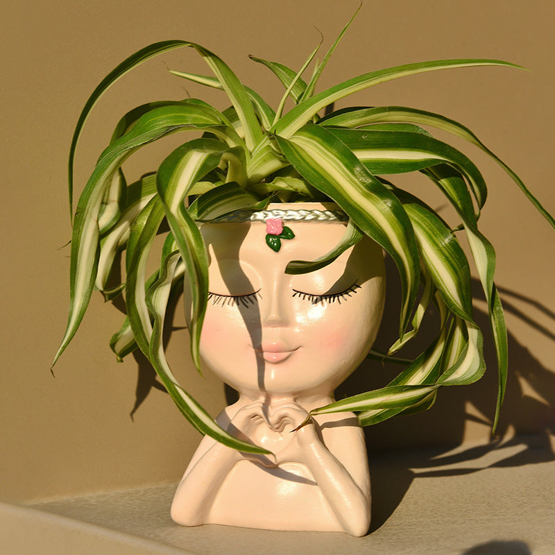 Girl Makeup Brush Holder: Floral Desk Organizer Pen Pot Mutiple Founction Holder