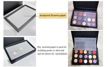 4-Layer Book Shaped Magnetic Eyeshadow Palette Empty Makeup Storage Box For Eyeshadow Lipstick Blush Powder extra large big space