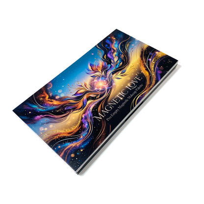 Coosei Empty Magnetic Makeup Palette "Magnetic Love" - 21 Pans Custom Depotting Organizer for Eyeshadow & Blush, Travel MUA Kit