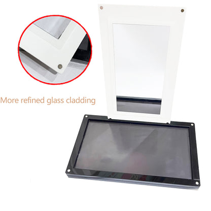 Paleta de sombras de ojos magnética vacía de acrílico Coosei con espejo apilable de 2 capas superpuestas dABL2 