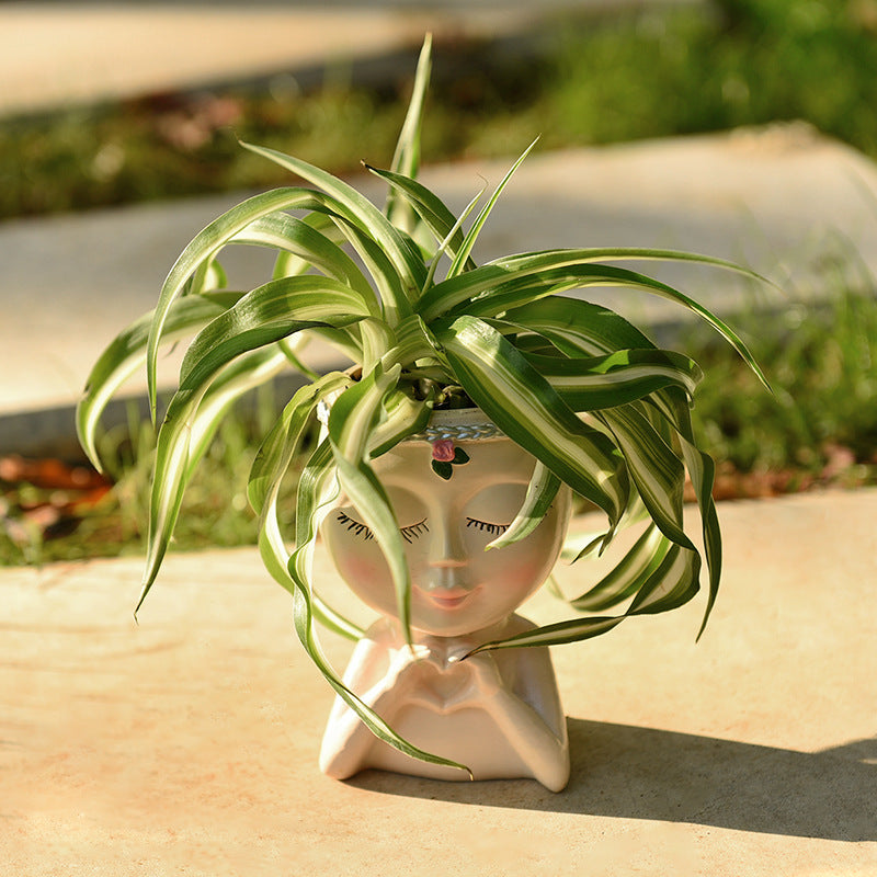 Girl Makeup Brush Holder: Floral Desk Organizer Pen Pot Mutiple Founction Holder