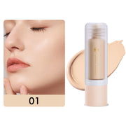 Multi-Use Liquid Foundation Makeup, Full Coverage Lightweight Buildable Foundation, Natural Finish