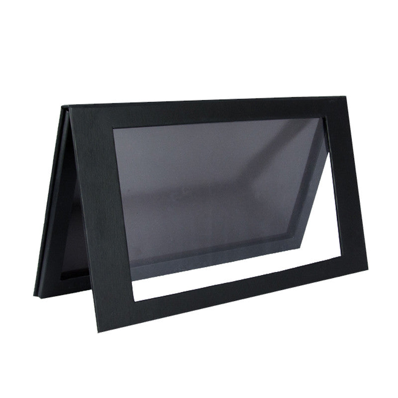 Paleta de sombras de ojos magnética vacía Coosei Black Matte de cartón de tamaño grande BL