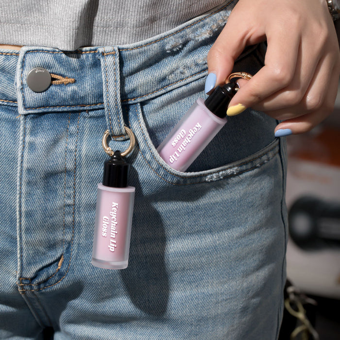 Private Label Keychain Clip Lip Gloss Tint - Hydrating - Style D