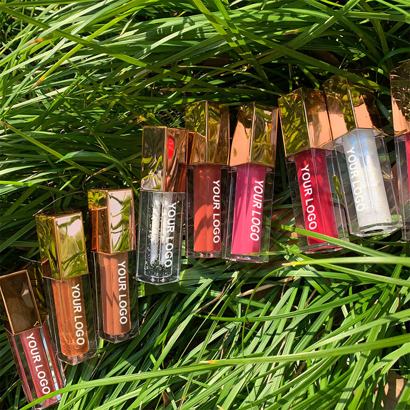 Private Label Glass Shine Glitter Lip Gloss - Hydrating Fruit