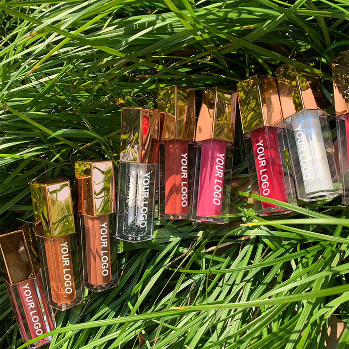 Private Label Glass Shine Glitter Lip Gloss - Hydrating Fruit