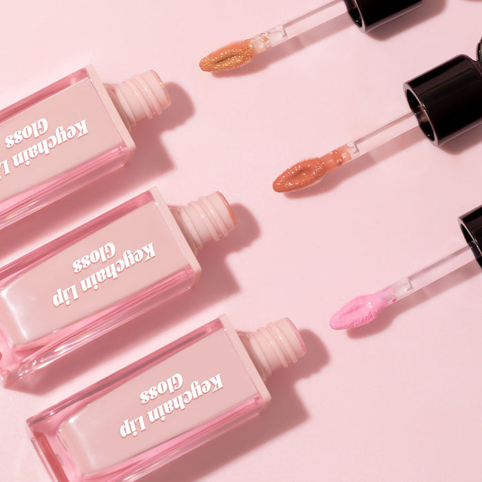 Private Label Keychain Clip Lip Gloss Tint - Hydrating - Vegan