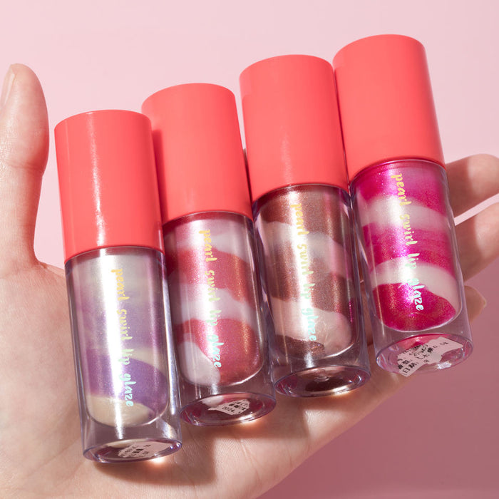 Private Label Plumping Lip Oil Gloss - Hydrating - swirl lip