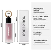Private Label Keychain Clip Lip Gloss Tint - Hydrating - Style C product image 6 for Coosei private label lip gloss customization