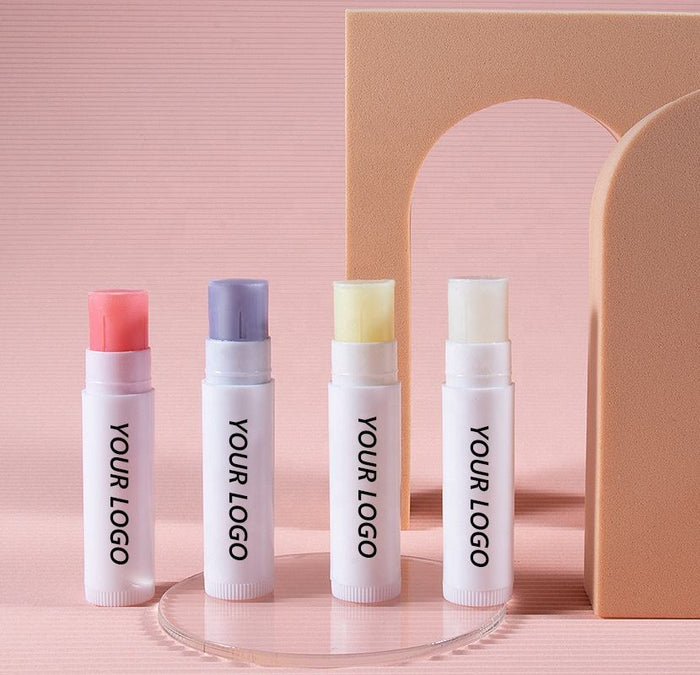 Private Label Tinted Macaron Lip Balm - Pink Cream 4g
