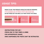 Private Label Strawberry Lip Balm - Plumping Click Pen 2g product image 3 for Coosei private label lip balm customization