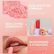 Private Label Vegan Fruit Lip Oil - Coconut Peach 5mL product image 3 for Coosei private label lip oil customization