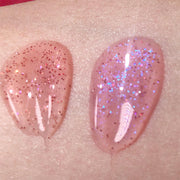 Private Label Vegan Glitter Lip Gloss - Shimmer Long - CC RYJC008 product image 3 for Coosei private label lip gloss customization
