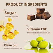 Private Label Lip Scrub Balm - Sugar Stick for Dry Lips product image 2 for Coosei private label lip balm customization