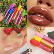 Private Label Hydrating Glitter Lip Gloss - Vegan Fruit product image 3 for Coosei private label lip gloss customization