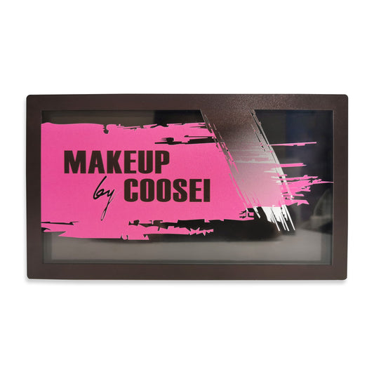 Acrylic Magnetic  Eyeshadow Makeup Palette EMPTY– Clear Refillable Cosmetic Organizer – Holds 18x36mm or 32x26mm Pans – Private Label Accepted