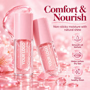Private Label Natural Shine Lip Oil - Non-Sticky 5mL