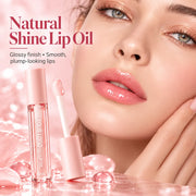 Private Label Pink Lip Oil Gloss - Plumping Tube 5mL
