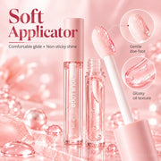 Private Label Pink Lip Oil Gloss - Plumping Tube 5mL