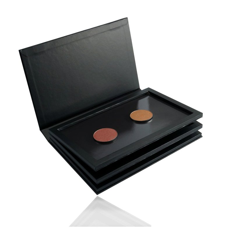 Coosei 3 - Layer Book Shaped Magnetic Eyeshadow Palette Large Empty Makeup Storage Box XBL - Coosei