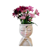 Girl Makeup Brush Holder: Floral Desk Organizer Pen Pot Mutiple Founction Holder