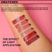 Liquid Glossy Lip Gloss Plush Brush Head Squeeze Lip Gloss Lip Glaze