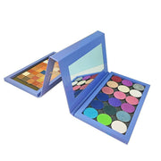 Coosei Foldable Empty Magnetic Eyeshadow Palette with Mirror Cardboard palette DBL2 - Coosei