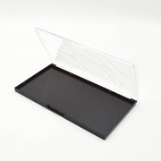 Magnetic Makeup Palette Empty with Clear Lid – Rectangular Black Base - Coosei
